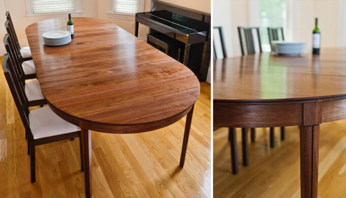 ​expanding dining table